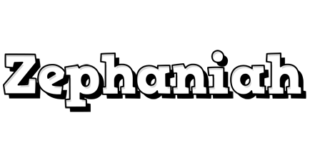 Zephaniah snowing logo