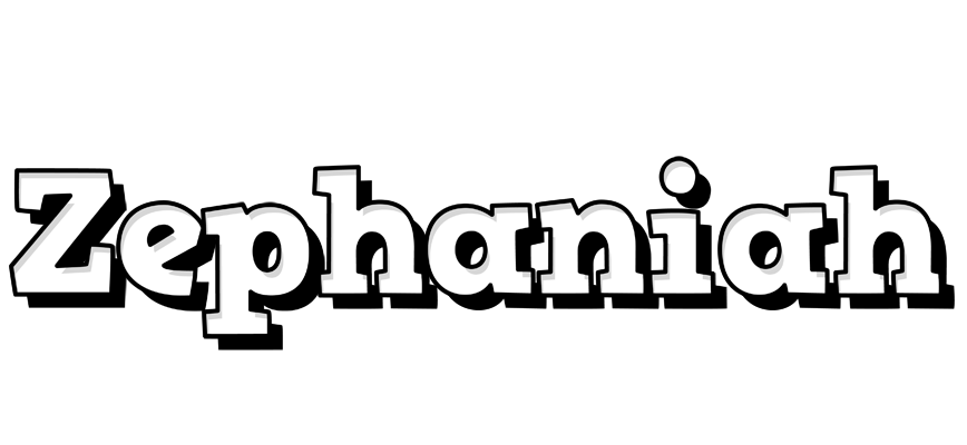 Zephaniah snowing logo