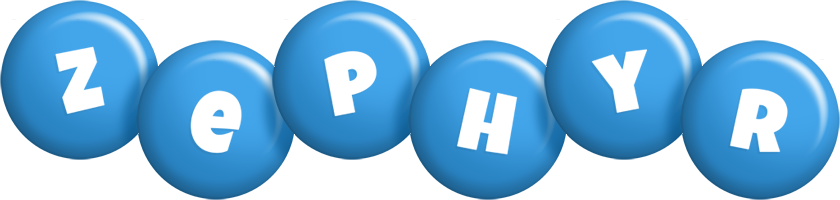 Zephyr candy-blue logo