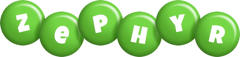 Zephyr candy-green logo