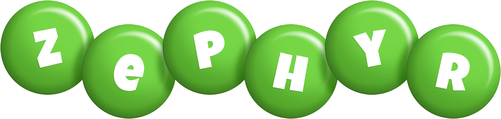 Zephyr candy-green logo