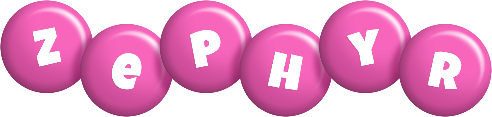 Zephyr candy-pink logo