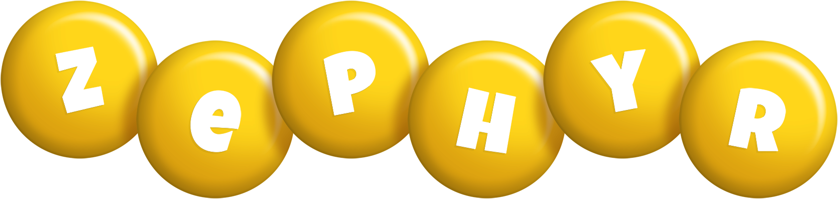 Zephyr candy-yellow logo