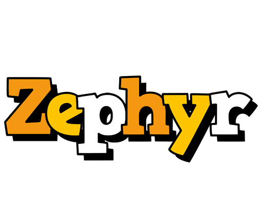 Zephyr cartoon logo