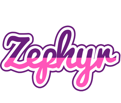 Zephyr cheerful logo