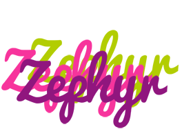Zephyr flowers logo