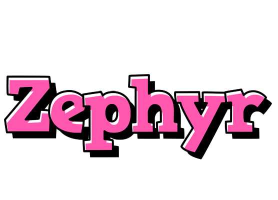 Zephyr girlish logo