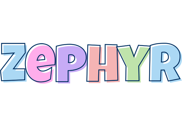 Zephyr pastel logo