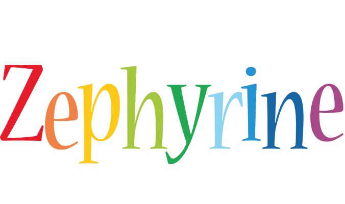 Zephyrine birthday logo