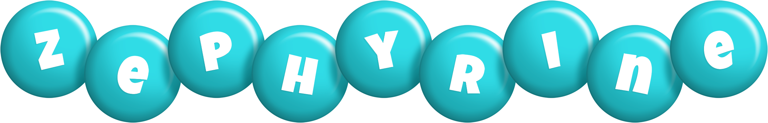 Zephyrine candy-azur logo
