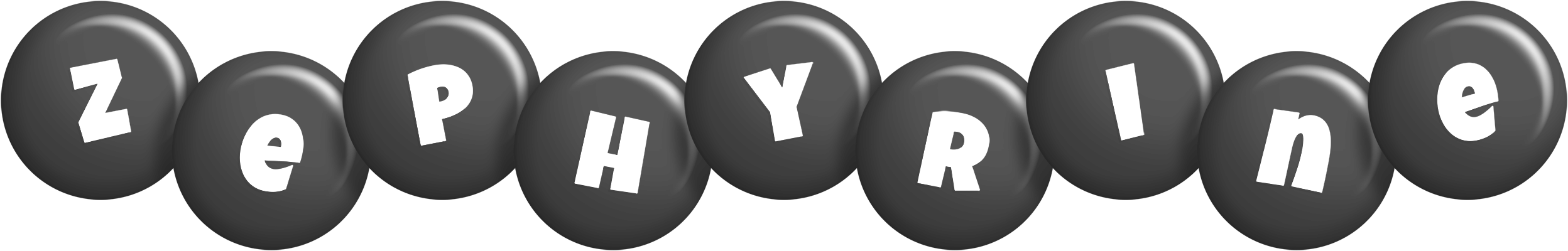 Zephyrine candy-black logo