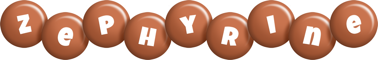 Zephyrine candy-brown logo