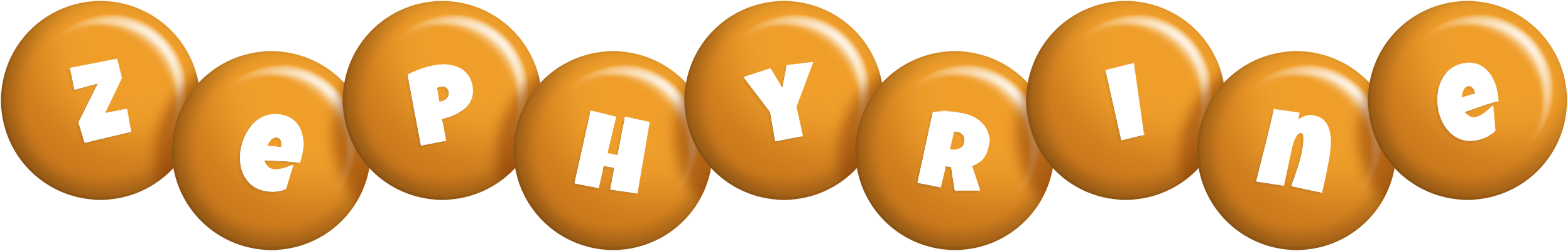 Zephyrine candy-orange logo