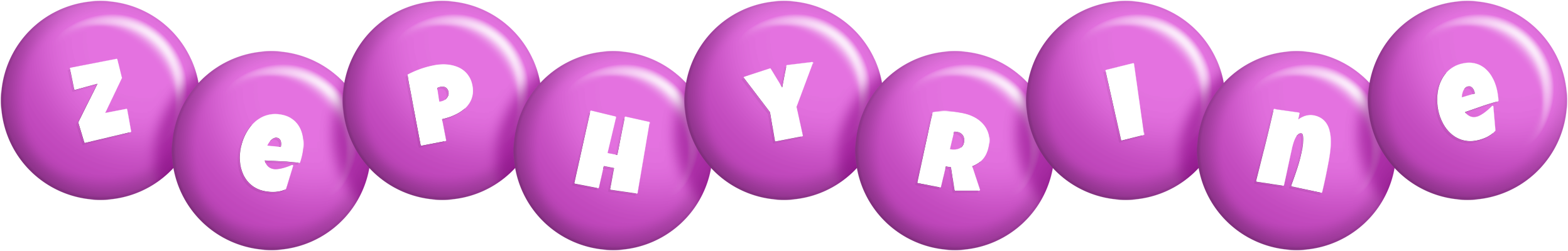 Zephyrine candy-purple logo