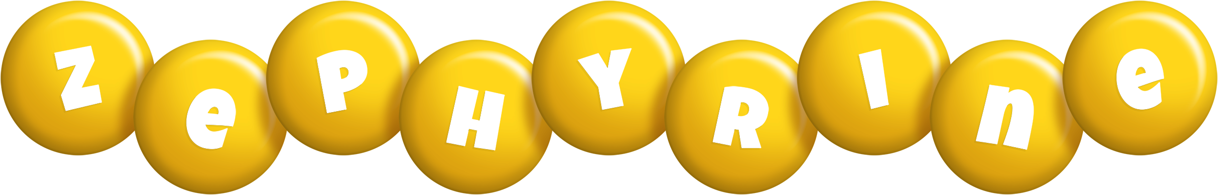 Zephyrine candy-yellow logo