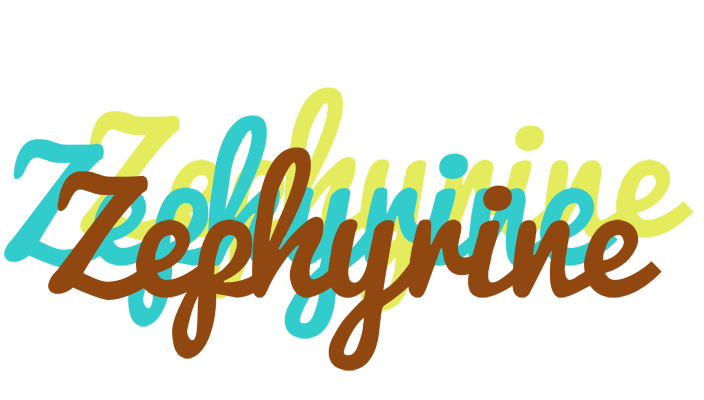 Zephyrine cupcake logo