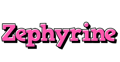 Zephyrine girlish logo