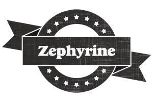 Zephyrine grunge logo