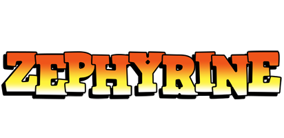 Zephyrine sunset logo