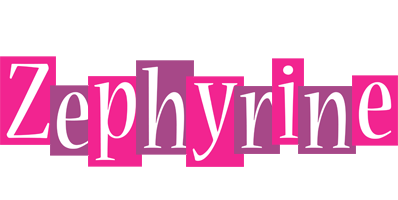 Zephyrine whine logo