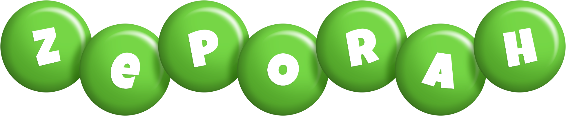 Zeporah candy-green logo