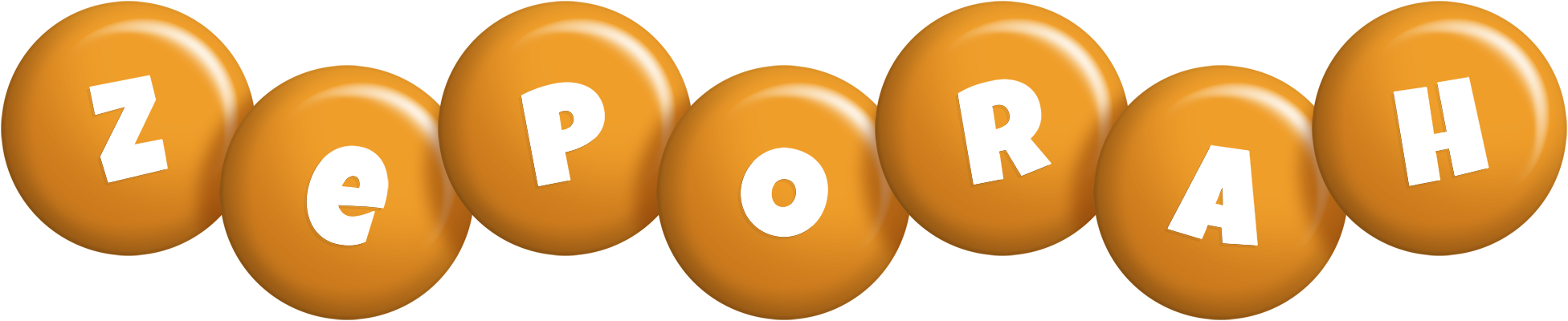 Zeporah candy-orange logo