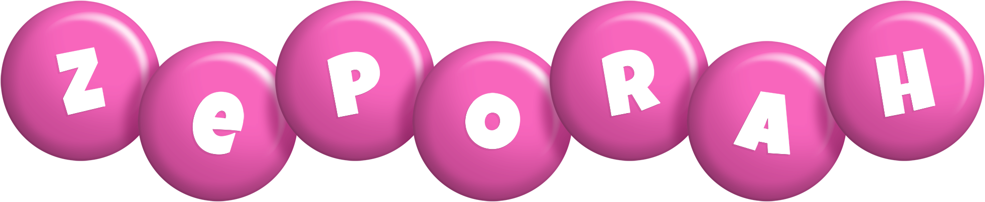 Zeporah candy-pink logo