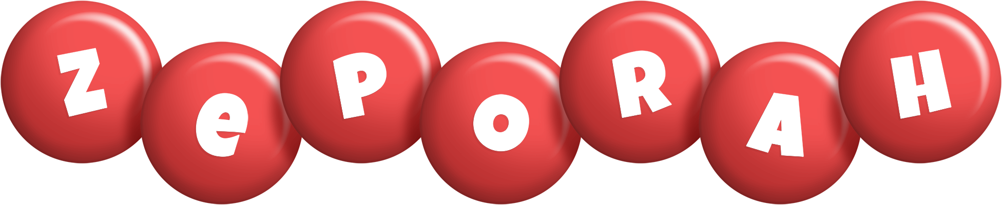 Zeporah candy-red logo