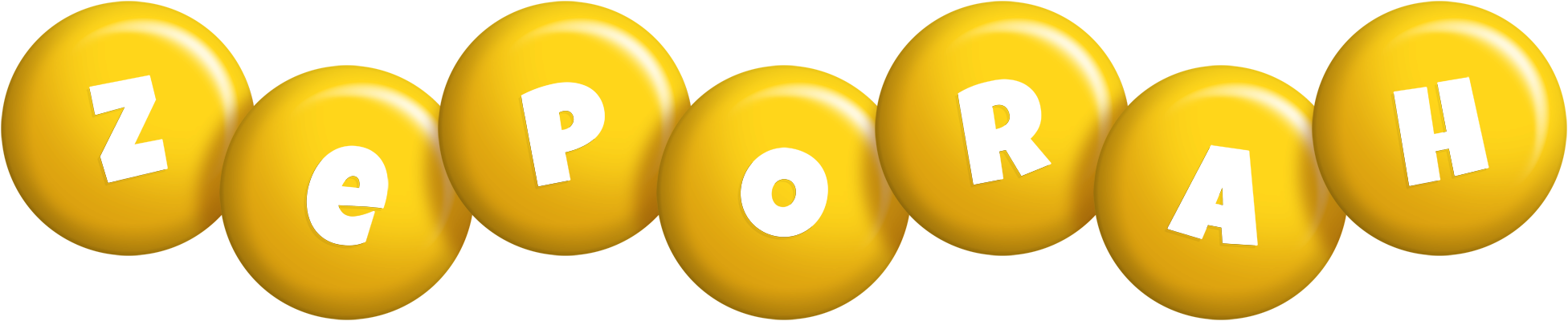 Zeporah candy-yellow logo