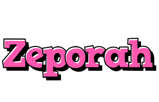 Zeporah girlish logo