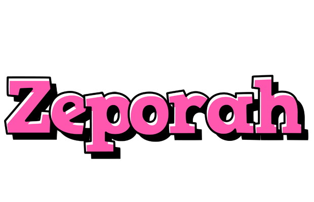 Zeporah girlish logo
