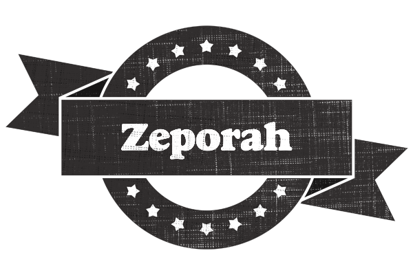Zeporah grunge logo