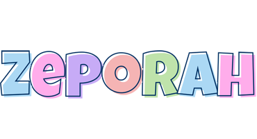 Zeporah pastel logo