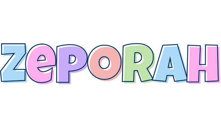 Zeporah pastel logo
