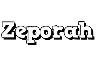 Zeporah snowing logo