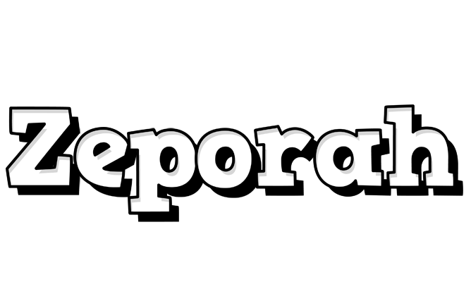 Zeporah snowing logo