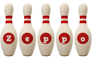 Zeppo bowling-pin logo