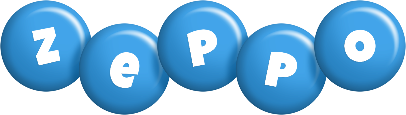 Zeppo candy-blue logo
