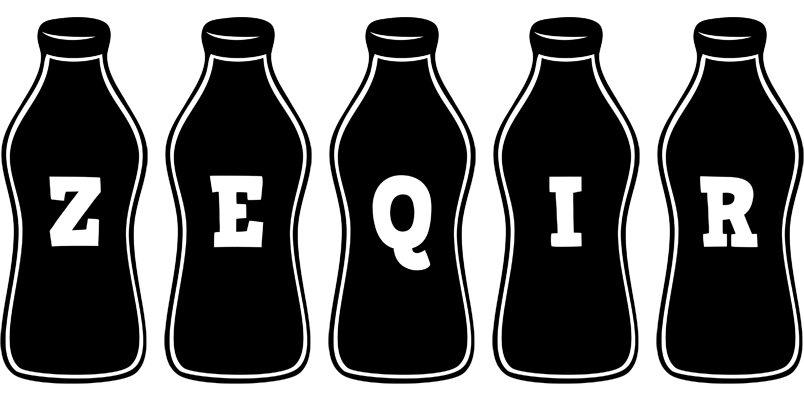 Zeqir bottle logo