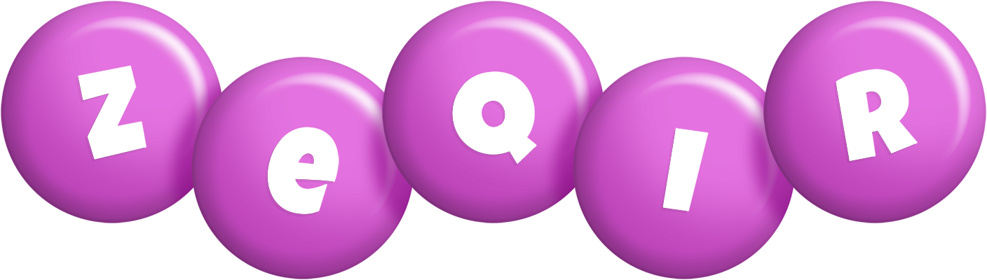 Zeqir candy-purple logo