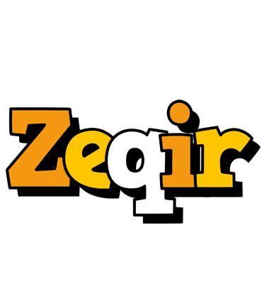Zeqir cartoon logo