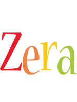 Zera birthday logo