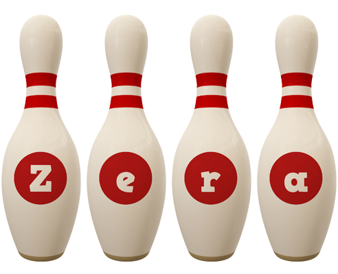 Zera bowling-pin logo