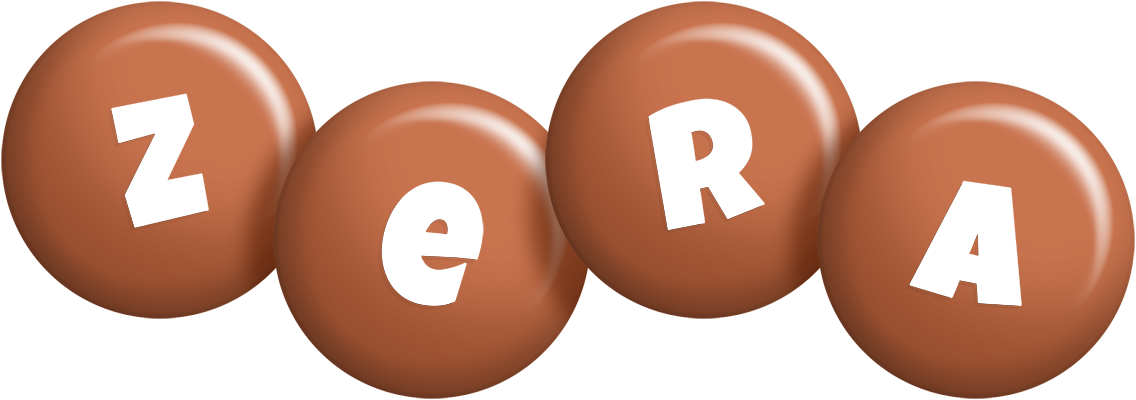 Zera candy-brown logo