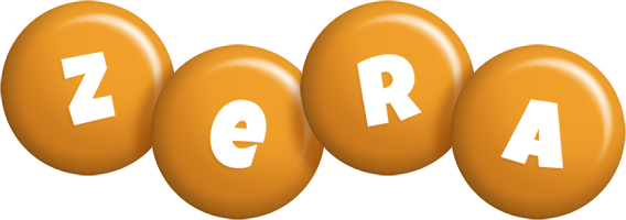 Zera candy-orange logo