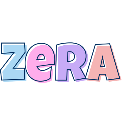 Zera pastel logo