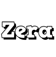 Zera snowing logo