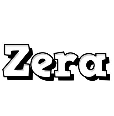 Zera snowing logo