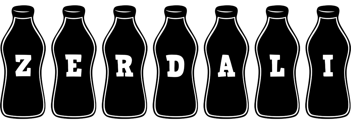 Zerdali bottle logo