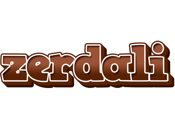 Zerdali brownie logo